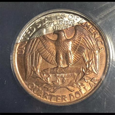 1994-D Quarter Dollars Clad Coinage ANACS MS-64 Partially missing Clad