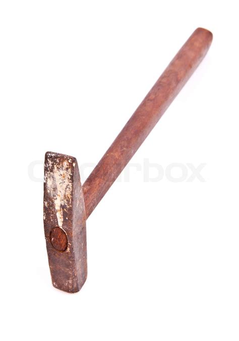 small hammer isolated stock image colourbox