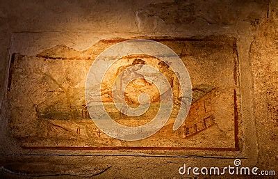 thousand years  roman antique erotic fresco  pompeii royalty