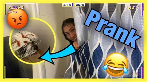 REVENGE FLOUR SHOWER PRANK On GIRLFRIEND! - YouTube