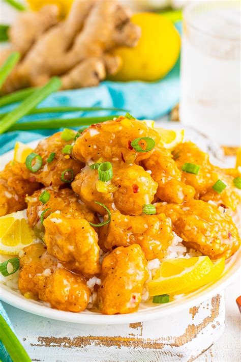 Easy Sticky Asian Lemon Chicken Recipe