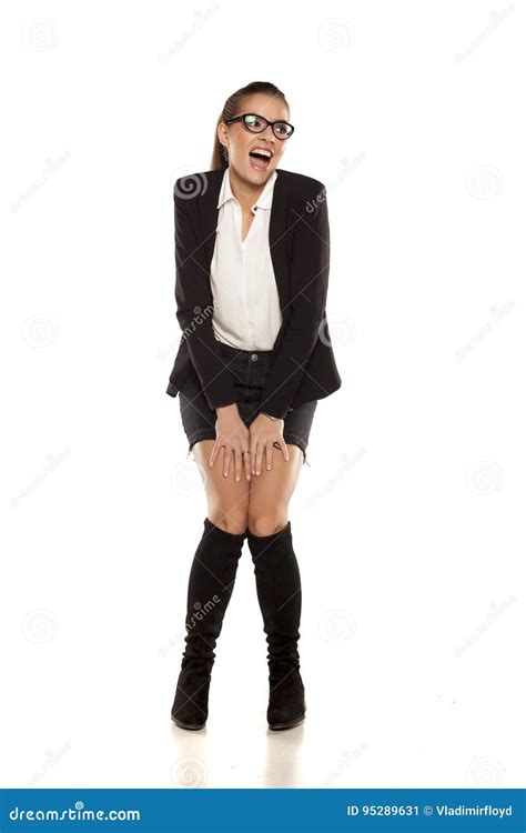 Woman in Jacket and a Skirt Stock Image - Image of businesswoman, suit ...