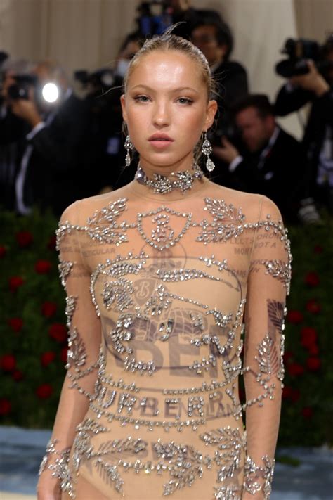 LILA GRACE MOSS at Met Gala Celebrating In America: An Anthology of
