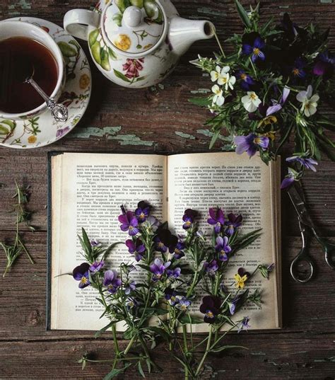 Books, flowers and tea | Witch aesthetic, Book aesthetic, Book photography