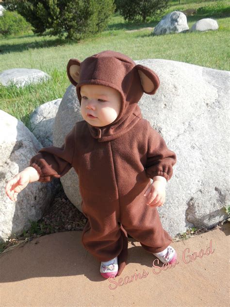 Baby Monkey Costume-infant Monkey Costume Baby Monkey Halloween Costume ...