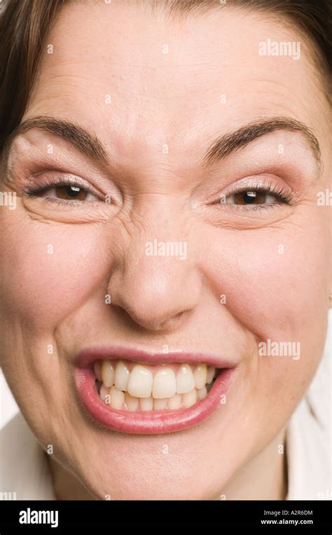 pulling  face  res stock photography  images alamy