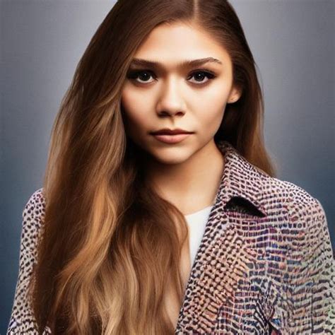 Zendaya morph with Elizabeth Olsen , accurate details, - AI Generated