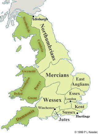 The Heptarchy – 7 Kingdoms in the 7th Century Uk History, History Of ...