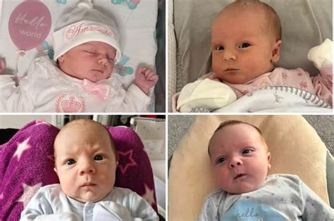 pictures celebrating  latest additions  wigan families