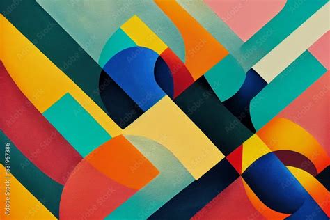 abstract colorful background with stripes, a painting of a colorful ...