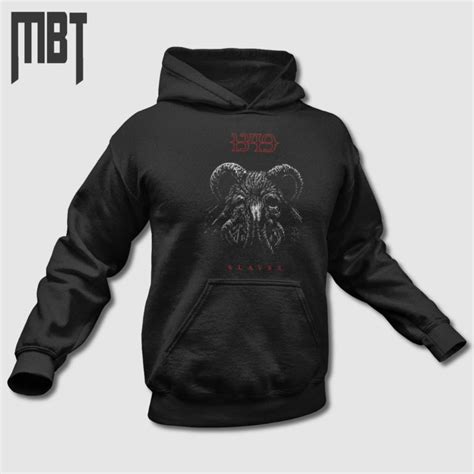slaves hoodie  hooded sweatshirt black metal metal merch