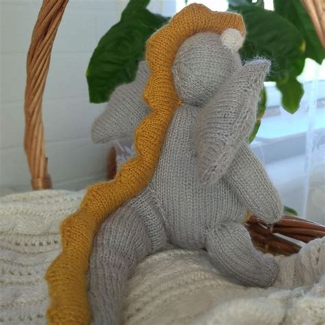 Dragon knitting pattern Dragon crochet pattern - Inspire Uplift