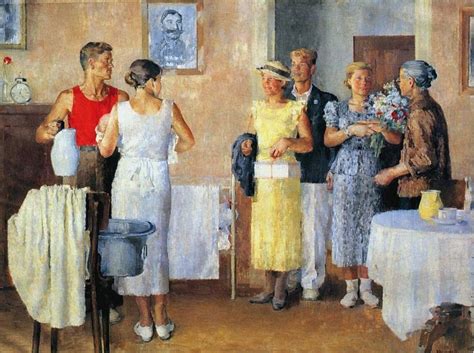 Сын родился (худ. В. Васильев, 1937) | Живопись, Искусство, Художники