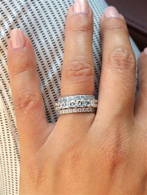 Anniversary Double Wedding Band Ring at Christopher Bryant blog