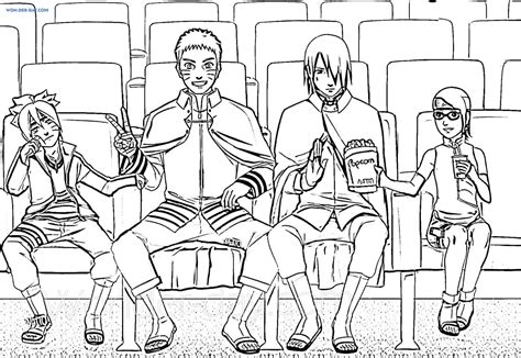 Boruto Coloring Pages - Print and color | WONDER DAY — Coloring pages ...