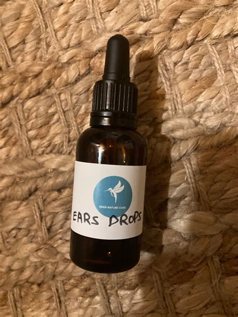 Natural Ear Drops for Ear Health - Etsy