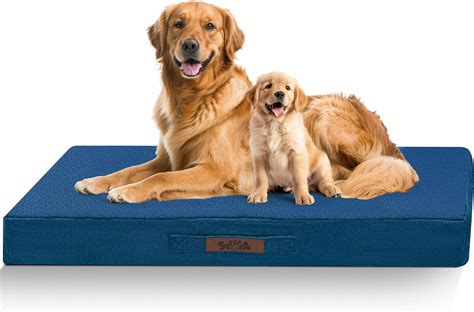 Sytopia Indestructible Extra Large Dog Crate Bed - Chew Proof Big Orthopedic Waterproof Dog Beds