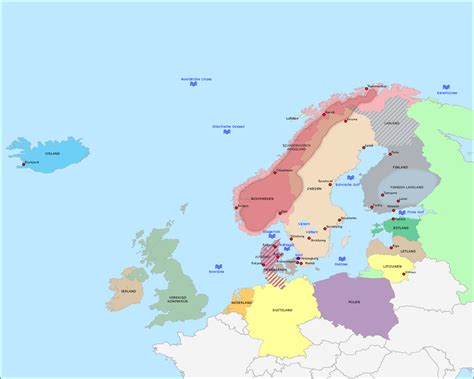 Topografie Noord-Europa | www.topomania.net