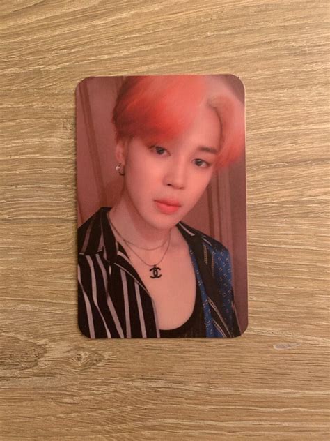 BTS Official Jimin Map of the Soul Persona Version 2 Album Photocard