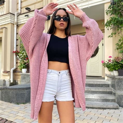 Chunky Knit Cardigan - Etsy