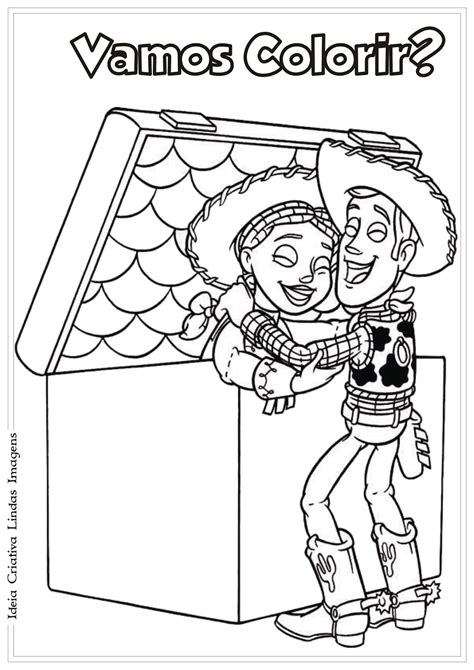 Toy Story desenho para colorir