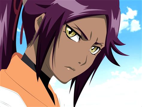 Shihouin Yoruichi 01 Jan. (Bleach) | Bleach anime art, Bleach