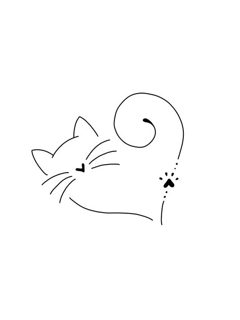 simple cat tattoo 4