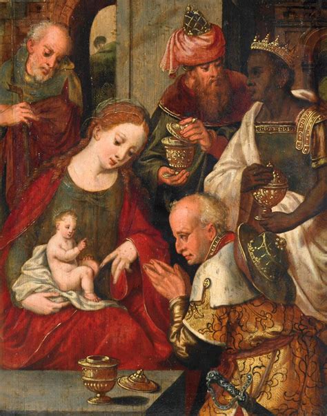 adoration magi triptych