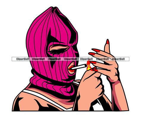 Girl In Ski Mask Smoking at Bruce Lohr blog