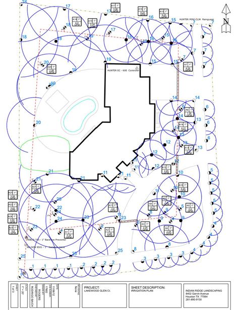 - Sprinkler System Drawings Houston - Plot Plans for Irrigation Permits ...