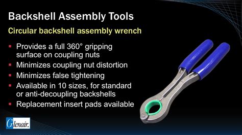 The Right Tool for Every Interconnect Assembly Application - Glenair, Inc.