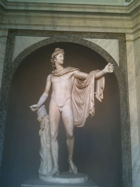 Villa Speranza: L'Apollo del Belvedere -- male nude -- Apollo pizio
