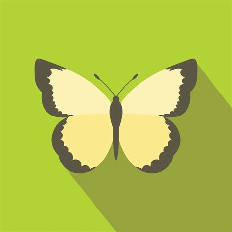 Butterfly icon, flat style 14571047 Vector Art at Vecteezy