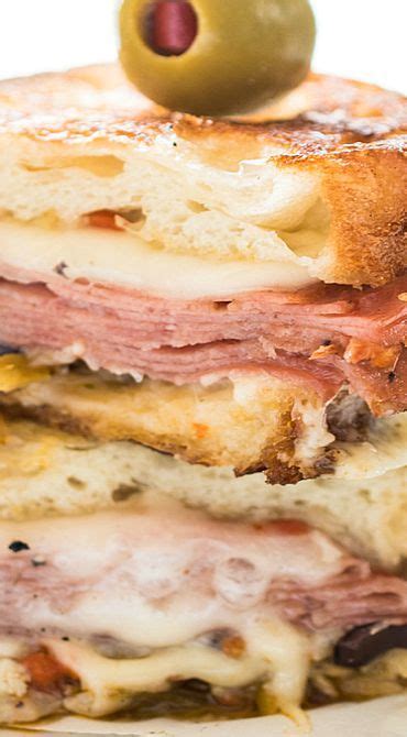 hot muffuletta sandwich recipe muffuletta sandwich sandwiches