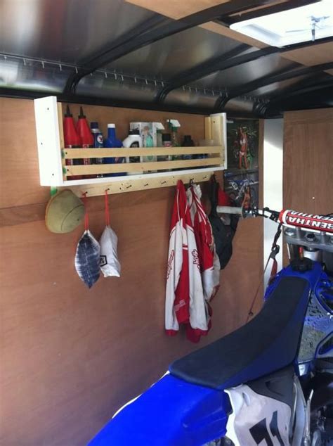 Trailer storage, Enclosed trailers, Trailer shelving