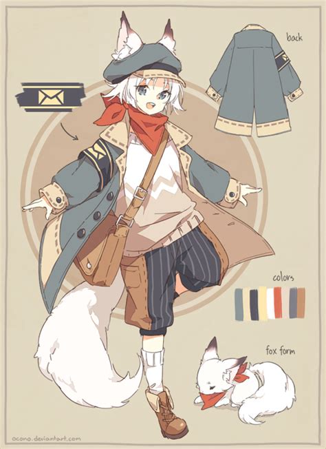 [CLOSED] ADOPTABLE | Courier Fox by ocono.deviantart.com on @DeviantArt ...