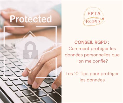 Les 10 tips pour la protection des données personnelles - EPTA RGPD