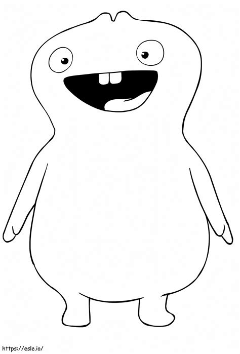 Babo From UglyDolls coloring page