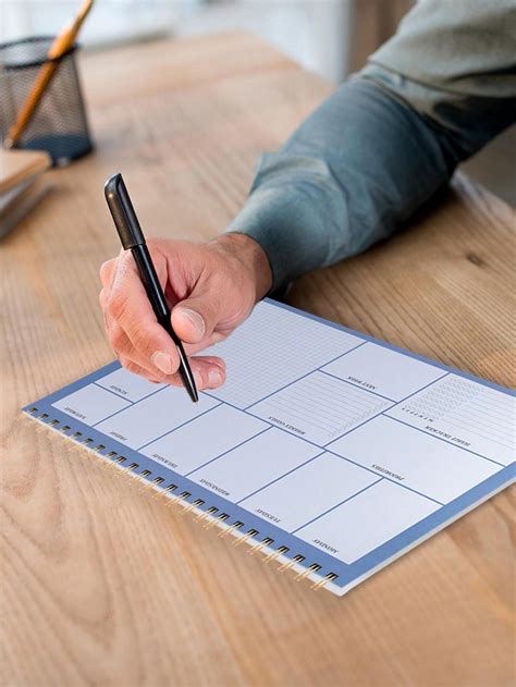 pc weekly planner pad  weekly planner notepad  week