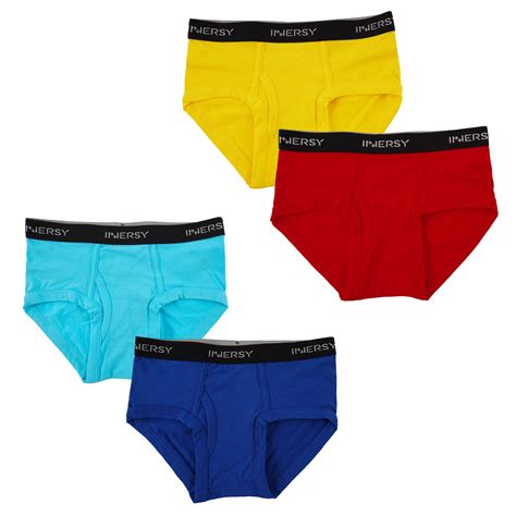 INNERSY Boys Cotton Underwear Soft Briefs Teen Panties for Age 6-18 4