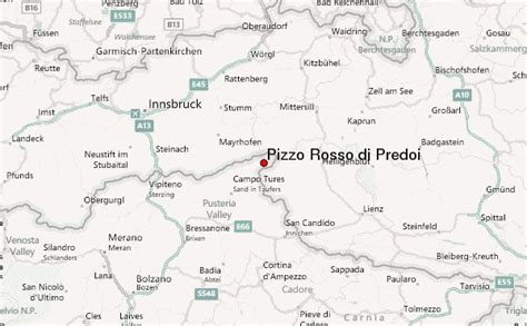 pizzo rosso  predoi mountain information