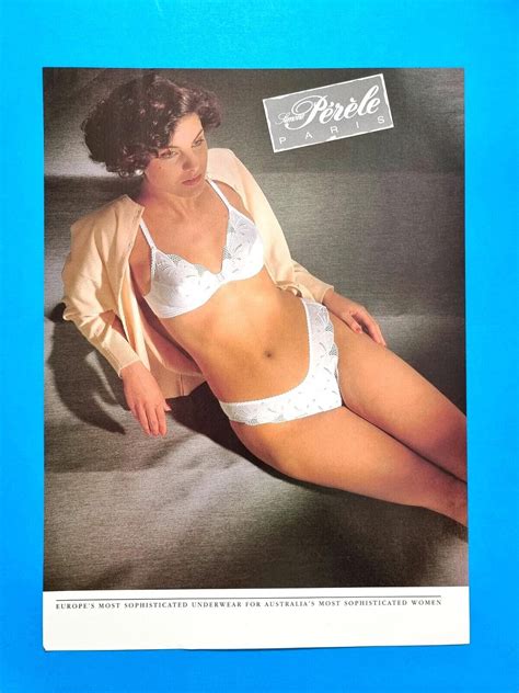 Lingerie Magazine Print AD - Vintage Underwear Bra Panty Legs Clipping