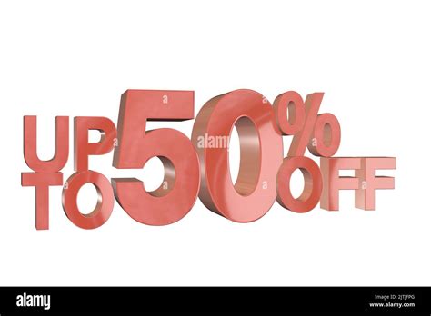 up to 50% off background 3D rendered discount banner marketing sign ...