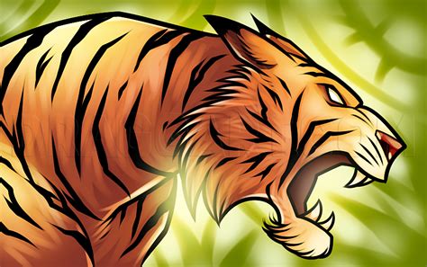 Shere Khan Drawing Lesson, Step by Step, Drawing Guide, by Dawn - DragoArt