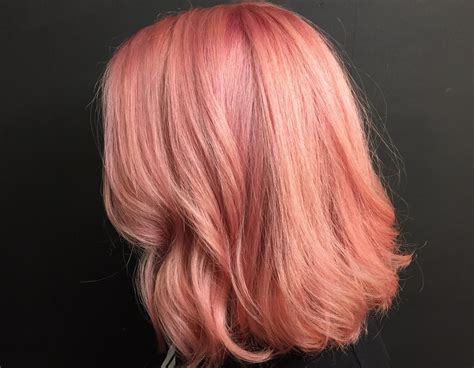 "Pink Champagne" Is the PRETTIEST Summer Hair Color | Hair color pink