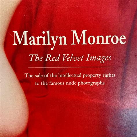 Butterfields Auction Catalogue, Marilyn Monroe, The Red Velvet Images