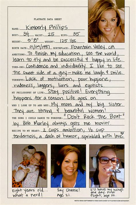 Kimberly Phillips - Playboy Magazine September 2009 + Centerfold