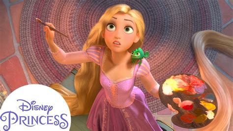 Tangled Rapunzel Painting