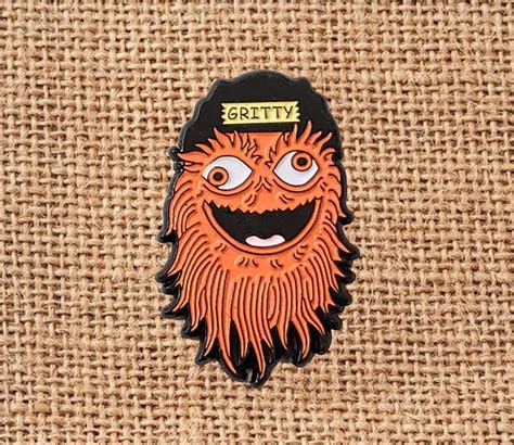 Philadelphia Flyers Gritty Mascot Enamel Lapel Pin | Etsy