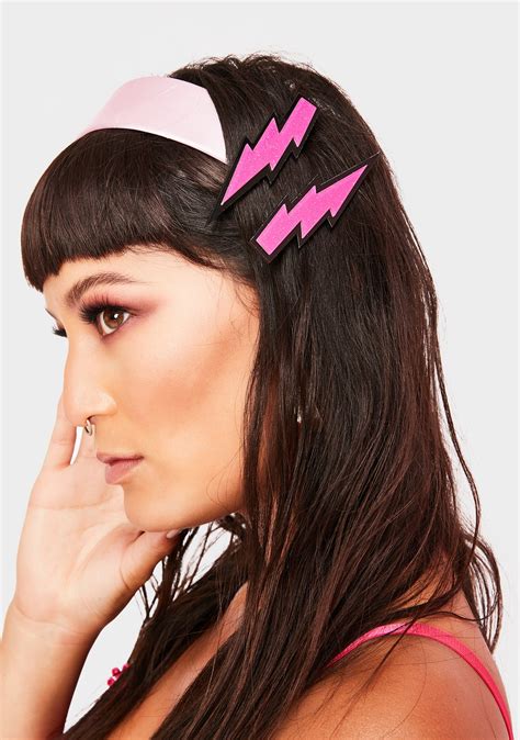 Shocking Sensation Hair Clips – Dolls Kill